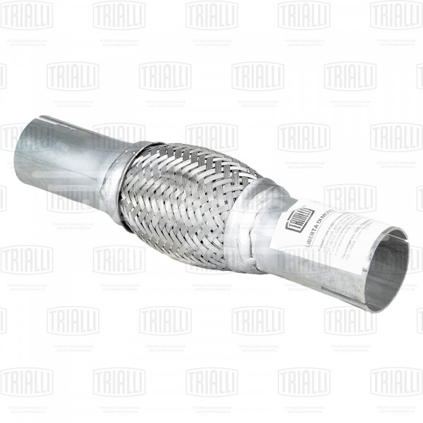 Переходник 40/45 L=250 под хомут с виброкомпенсатором 45х100 (нержавеющая алюминизированная сталь)