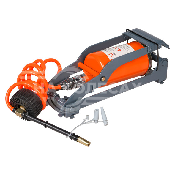 Насос воздушный 400 с съемным манометром (ножной, механический, 400 см3)