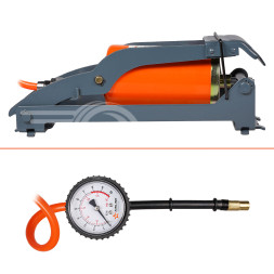 Насос воздушный 400 с съемным манометром (ножной, механический, 400 см3)