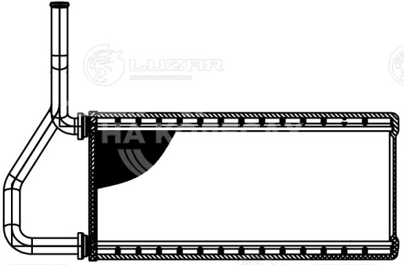 Радиатор отопителя для автомобилей Honda CR-V (02-)