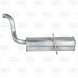 Глушитель для автомобилей Peugeot Partner (03-) 1.1i/1.4i/1.6i основной (алюминизированная сталь)