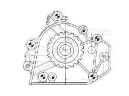 Насос водяной для автомобилей Honda CR-V (95-)/Orthia (96-) 1.8i/2.0i [B18; B20B; B20Z]