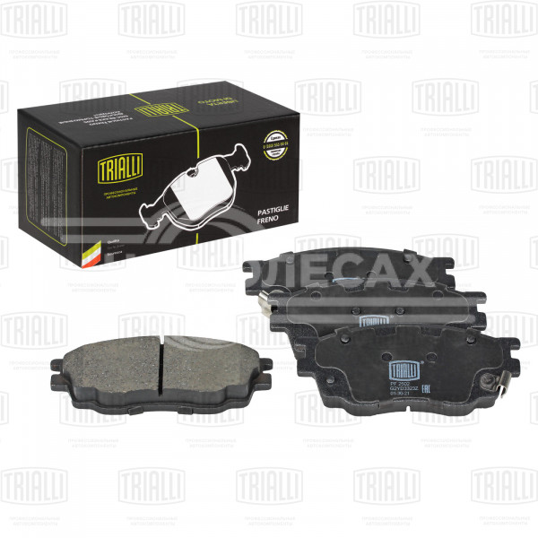 Колодки тормозные дисковые передние для автомобилей Mazda 6 (02-) 1.8i