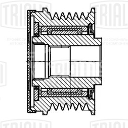 Ролик генератора (обгонная муфта) для автомобиля Nissan Teana (14-) 2.5i