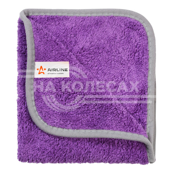 Салфетка из микрофибры длинный ворс фиолетовая (40*60 см)