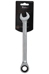 Ключ комбинированный трещоточный 16мм пласт. подвес PRO