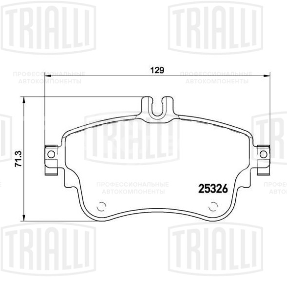 Колодки тормозные для автомобилей Mercedes A (W176) (12-) / B (W246) (13-) дисковые передние