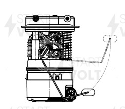 Модуль топливного насоса для автомобилей Renault Arkana (19-) 1.3Tce 4x2