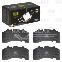 Колодки тормозные дисковые для прицепов BPW (WVA № 29171) с монтажным комплектом