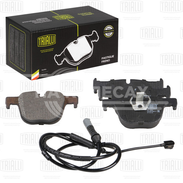 Колодки тормозные дисковые задние для автомобилей BMW 3 (F30) (11-) / 4 (F32) (13-) т/с Ate (в комплекте с датчиком)