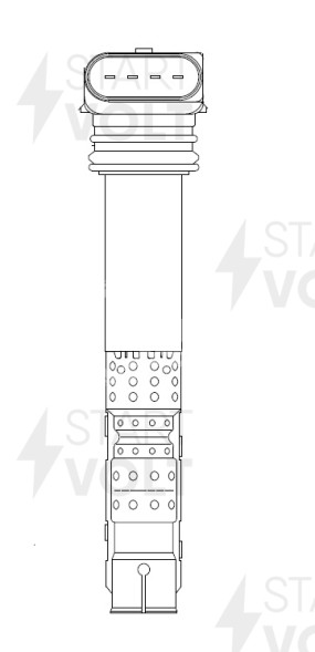 Катушка зажигания для автомобилей VAG A8 (03-)/Touareg (02-)/Continental (01-) 6.0i