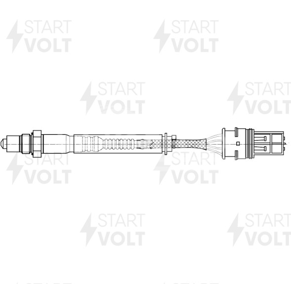 Датчик кислорода для автомобилей BMW X1 E81 (04-)/3 E90 (05-) 2.0i после катализатора