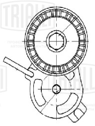 Ролик приводного ремня для автомобилей BMW 3 E46 (98-)/3 E90 (05-) 1.6i/1.8i/2.0i [N45; 46N] с натяжным механизмом