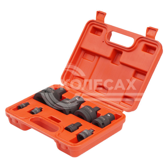 Набор адаптеров ударных 8 пр. пласт. кейс.