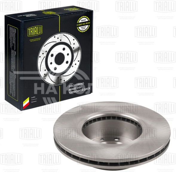 Диск тормозной передний для автомобилей Renault Master (98-)/Opel Movano (98-) d=305 вентилируемый