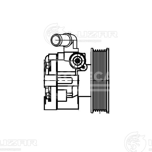 Насос ГУР для автомобилей Chevrolet Cruze (09-) 1.6i (6PK)