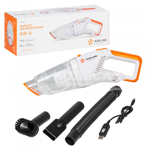 Пылесос аккумуляторный (беспроводной) AIR-A (130Вт, 0.5л, 4 кПа, 2000 mAh)