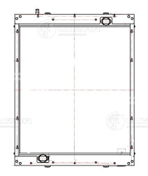 Радиатор охлаждения для автобусов ЛиАЗ 5292 с дв. ЯМЗ 536