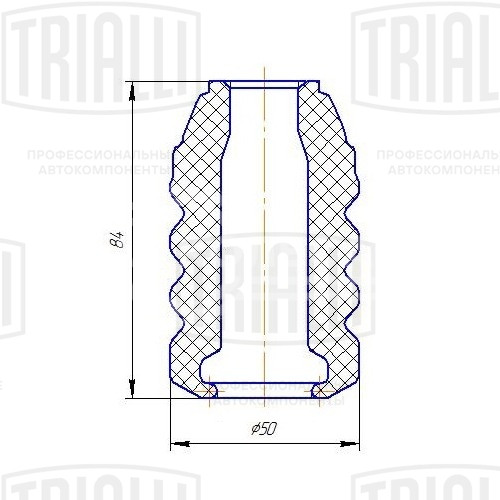 Буфер (отбойник) хода сжатия передней стойки для автомобиля VW Polo Sedan (RUS) (10-)/Rapid (10-)