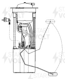 Модуль топливного насоса для автомобилей Audi Q5 (08-) 2.0TFSi