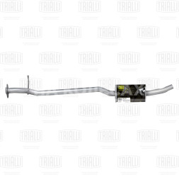 Глушитель для автомобилей Nissan Qashqai (06-) 1.6i дополнительный (резонатор) (алюминизированная сталь)