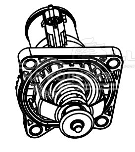 Термостат для автомобилей Chevrolet Aveo T300 (11-)/Opel Astra J (10-) 1.6i/1.8i (с корпусом; низкотемпературный 95°С)