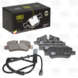 Колодки тормозные дисковые задние для автомобилей Mini Cooper S/D/SD (13-) (в комплекте с датчиком)