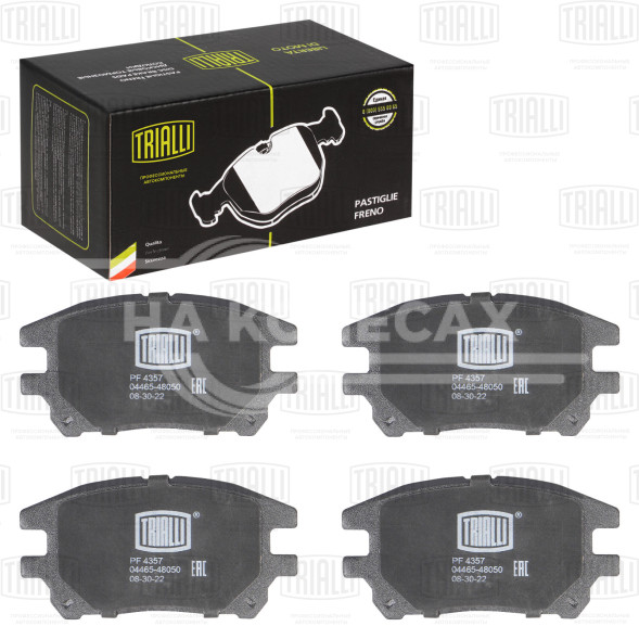 Колодки тормозные дисковые передние для автомобилей Lexus RX (00-) 3.0i (PF 4357)