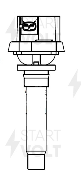 Катушка зажигания для автомобилей Kia Cerato (04-)/Carens (99-)/Sephia (92-)/Shuma (96-) 1.8i