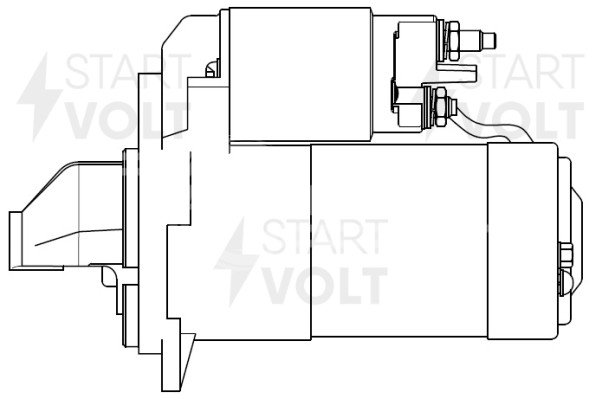 Стартер для автомобилей Nissan X-Trail T31 (07-) 2.0dCi/Renault Master III (10-) 2.3dCi 2,2кВт