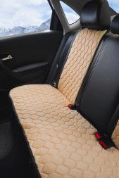 Накидка "Алькантара", задняя (3 предмета), бежевая, универсальная