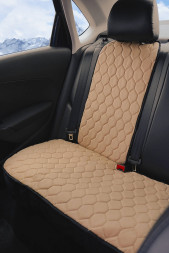 Накидка "Алькантара", задняя (3 предмета), бежевая, универсальная