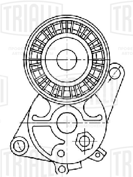 Ролик приводного ремня для автомобилей BMW 5 E39 (95-) 2.0i/2.2i/2.5i/2.8i/3.0i с натяжным механизмом (ремень 6PK) генератора