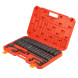 Набор головок ударных 1/2&quot; 78мм 35 предм. метрические и дюймовые размеры пласт. кейс.