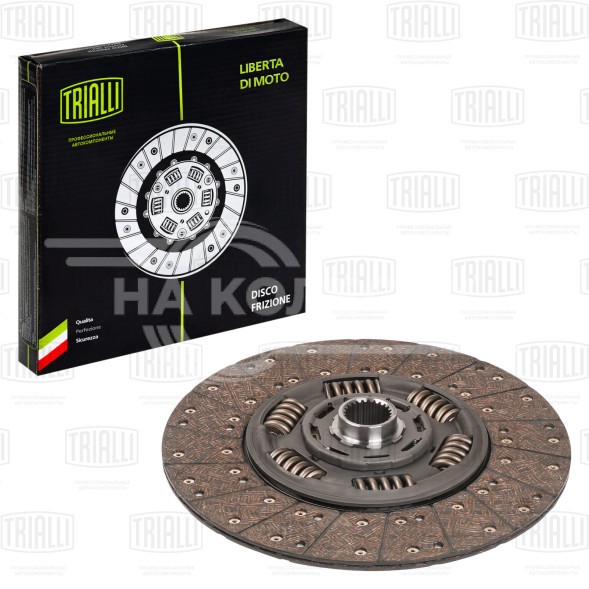 Диск сцепления ведомый для автомобилей Scania G 400/P 400/R 400 (03-) (K432-49/K432-62/K432-63)