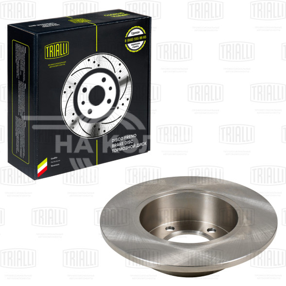 Диск тормозной задний для автомобилей Renault Master (98-) / Opel Movano (98-) d=305 не вентилируемый