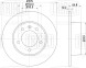 Диск тормозной задний для автомобилей Renault Master (98-) / Opel Movano (98-) d=305 не вентилируемый