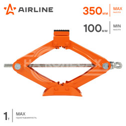 Домкрат ромбический 1т 100-350мм