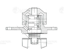 Насос водяной для автомобилей Citroen C3 (03-)/Peugeot 206 (98-) 1.1i/1.4i [TU] (шкив 18 зуб.)