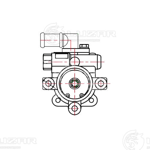 Насос ГУР для автомобилей Chevrolet Cruze (09-) 1.8i/Opel Astra (10-) 1.6i (4PK)