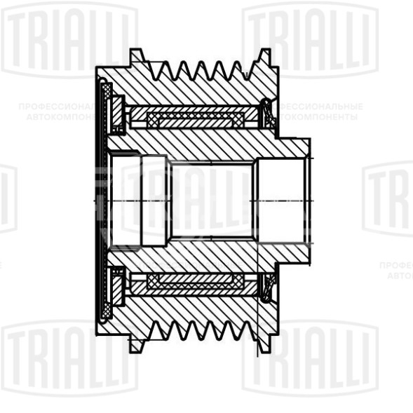 Ролик генератора (обгонная муфта) для автомобиля Audi A4 (15-) 1.8i/2.0i