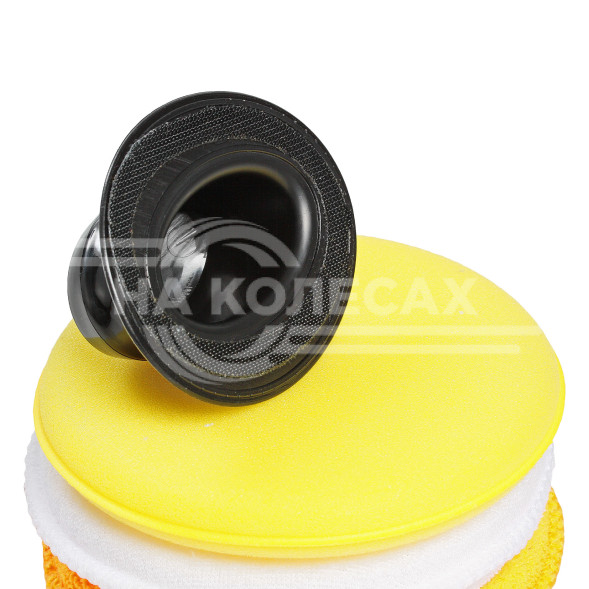 Аппликаторы из микрофибры для нанесения составов набор 3 шт. с ручкой (12,5*12,5 см)