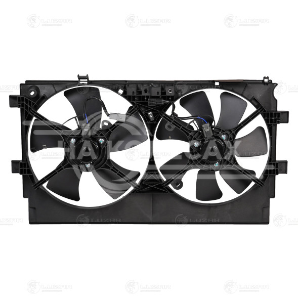 Электровентилятор охлаждения для автомобилей Mitsubishi Lancer X (07-)/Outlander XL (06-) (с кожухом)