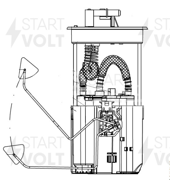 Модуль топливного насоса для автомобиля Nissan Teana J32 (08-) 2.5i/3.5i