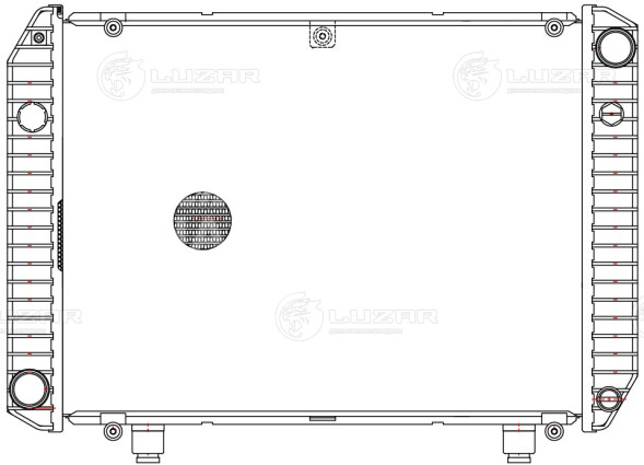 Радиатор охлаждения для автомобилей ГАЗ 3302 ГАЗель/Соболь (99-) (Heavy Duty) (повышенная теплоотдача)