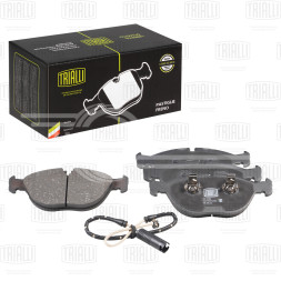 Колодки тормозные дисковые передние для автомобилей Mercedes E (W210) (95-) AMG (в комплекте с датчиком)