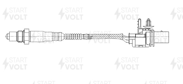 Датчик кислорода для автомобилей Mercedes-Benz GLA X156 (13-)/CLA C117 (13-)/A-Class W176 (12-)/B-Class W246 (13-)/SL-Class R231 (12-)/SLK R172 (11-) 1.6i-5.5i до катализатора
