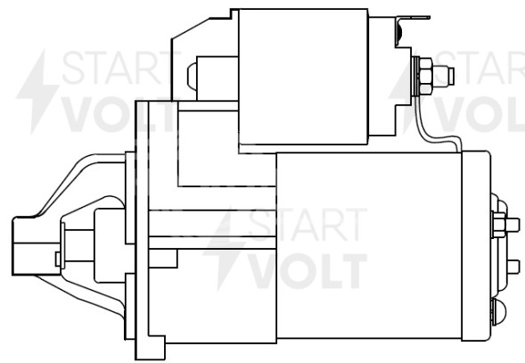 Стартер для автомобилей Mitsubishi Outlander II (06-) 3.0i 1,6кВт