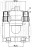 Суппорт тормозной для автомобилей BMW X5 (E53) (99-) задний левый d=42мм