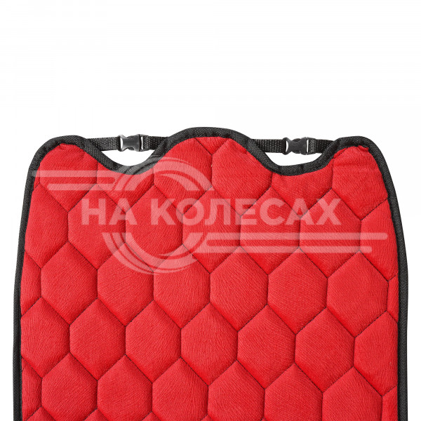 Накидка &quot;Алькантара&quot;, задняя (3 предмета), красная, универсальная